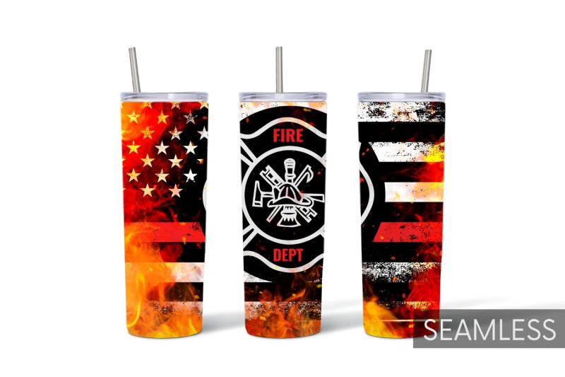 firefighters-tumbler-sublimation