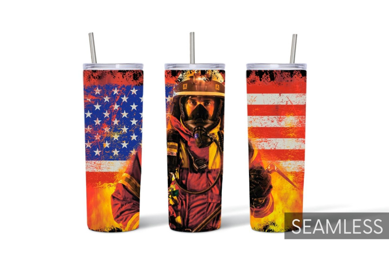 firefighters-tumbler-sublimation