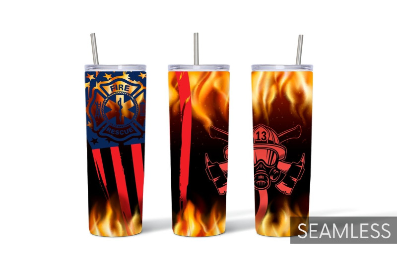 firefighters-tumbler-sublimation