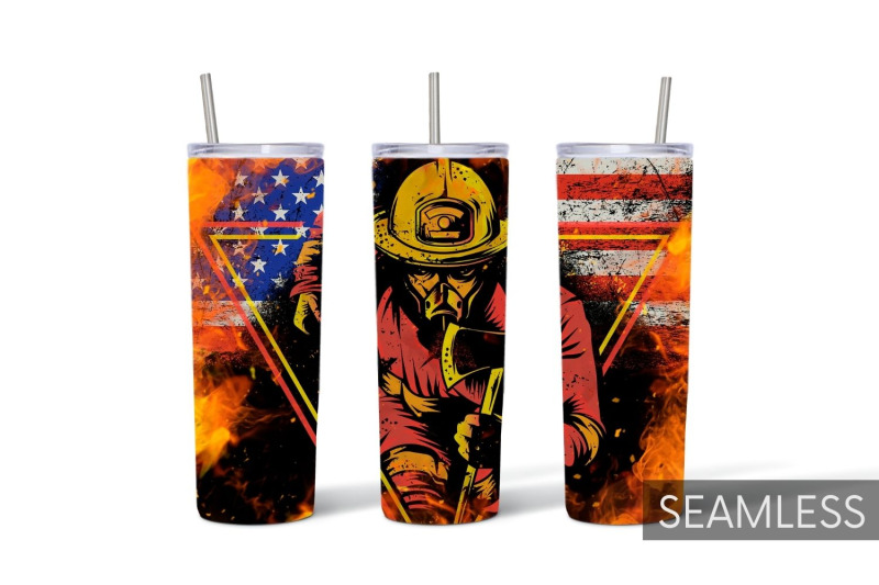 firefighters-tumbler-sublimation