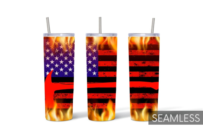 firefighters-tumbler-sublimation