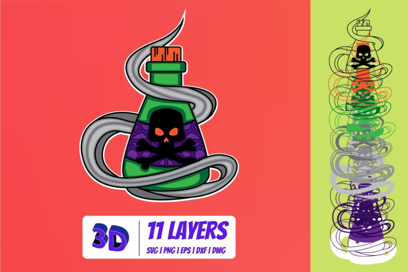 3d-poisoned-bottle-svg-bundle