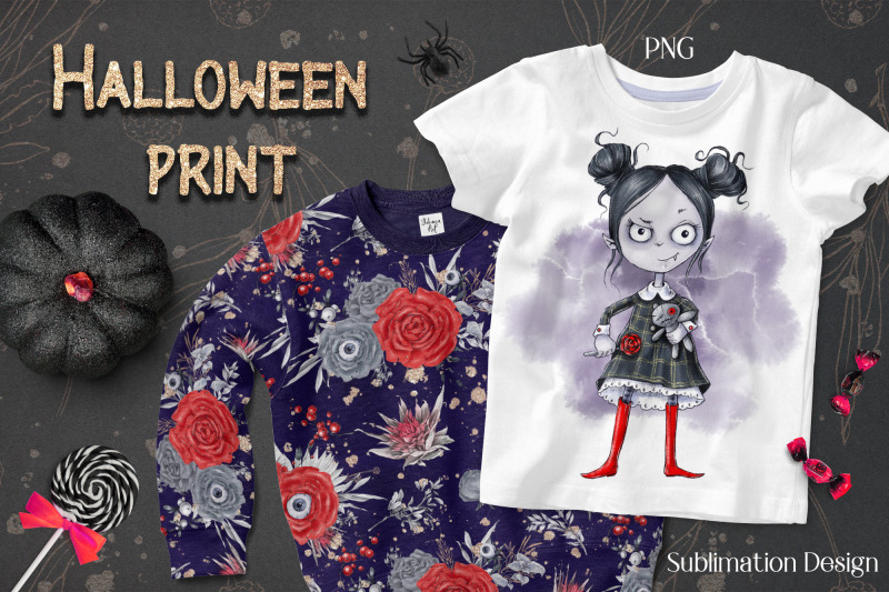 halloween-vampire-girl-sublimation-design-for-printing