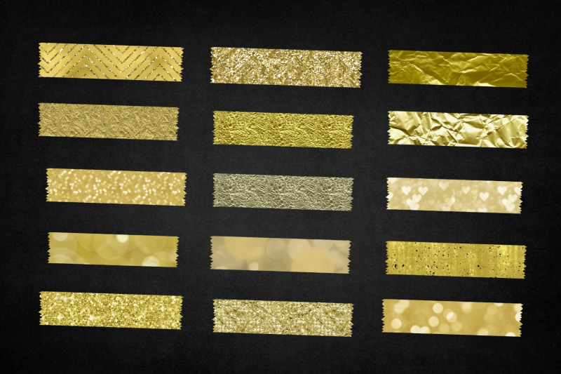 gold-washi-tapes-collection