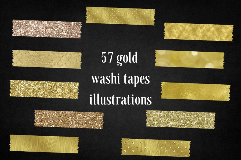 gold-washi-tapes-collection