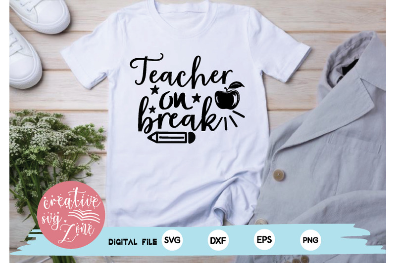 teacher-on-break-svg