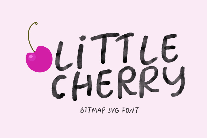 little-cherry-svg-watercolor-font