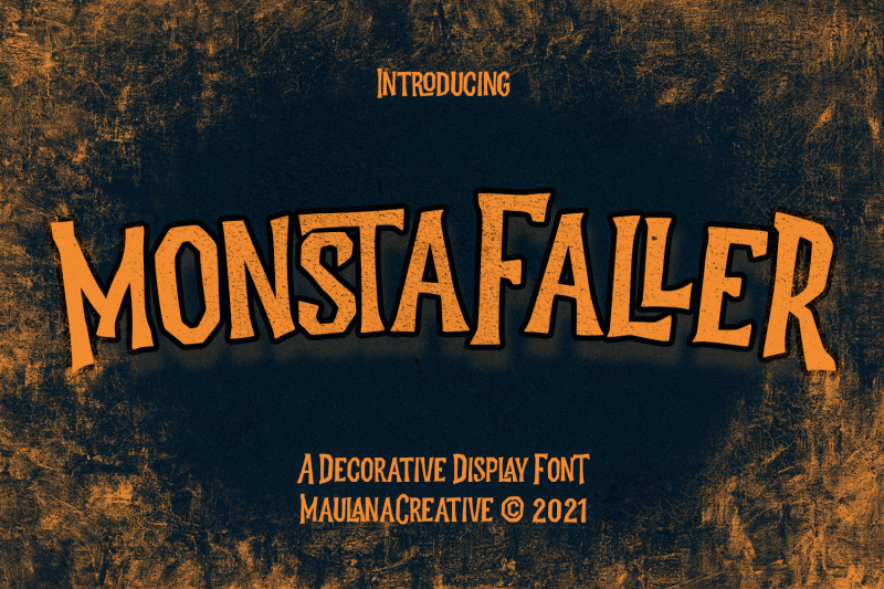 monstafaller-display-font