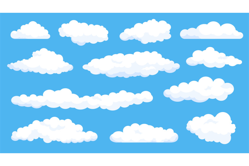 cartoon-fluffy-white-clouds-on-summer-blue-sky-cloudy-weather-comics