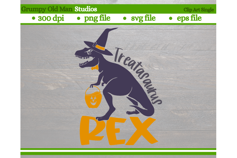 tyrannosaurus-rex-with-witch-039-s-hat-treatasaurus-rex