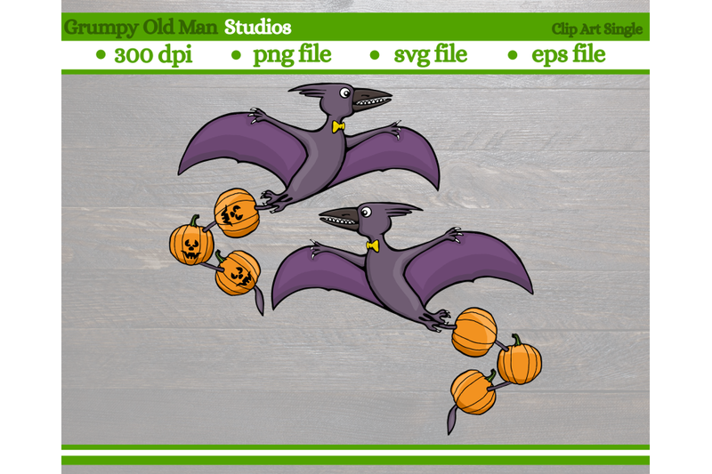 pterodactyl-with-pumpkins-on-his-tail-halloween-dinosaur