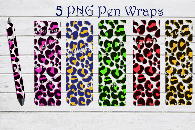 pen-wraps-template-colored-leopard-pen-wrap-design-leopard-cheetah