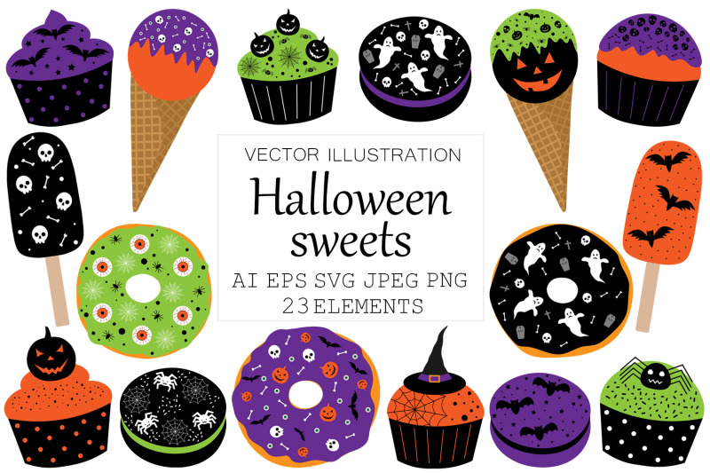 halloween-cupcakes-halloween-ice-cream-halloween-donuts