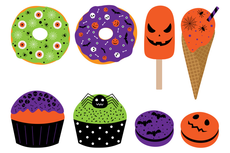 halloween-cupcakes-halloween-ice-cream-halloween-donuts