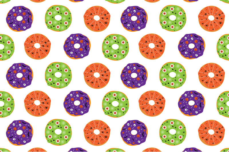 halloween-food-pattern-cupcake-pattern-dessert-pattern