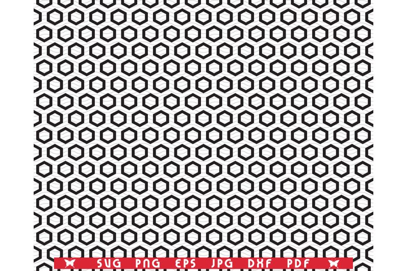 svg-black-hexagons-seamless-pattern-digital-clipart