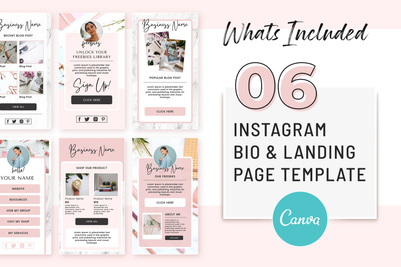 instagram-link-in-bio-and-landing-page-template