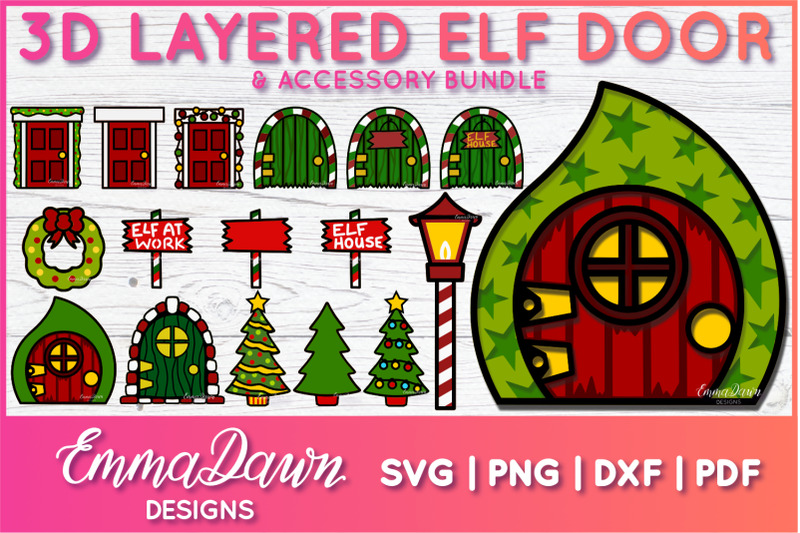 3d-layered-elf-door-svg-bundle-17-christmas-designs