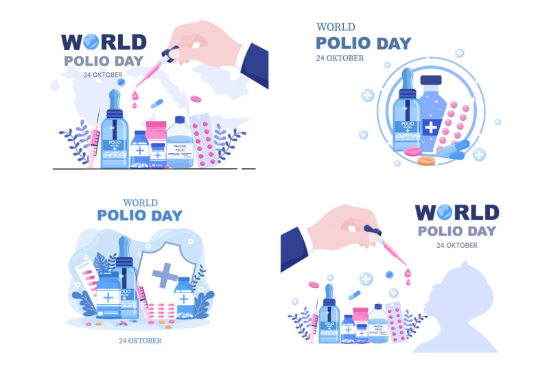 16-world-polio-day-background-vector-illustration