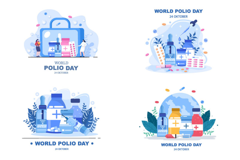 16-world-polio-day-background-vector-illustration