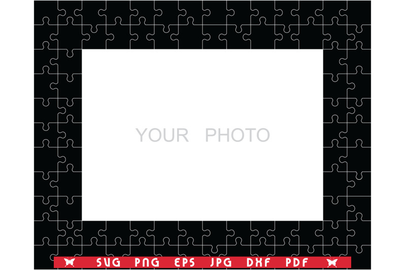 svg-frame-of-puzzle-separate-parts-digital-clipart