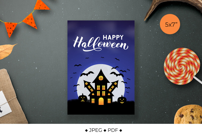 halloween-card-printable-haunted-house