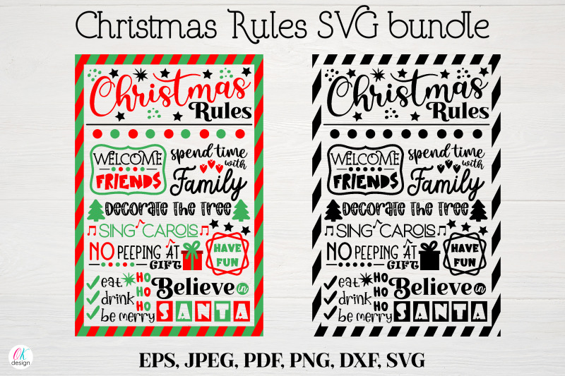 christmas-rules-svg-cut-files-christmas-svg-bundle-christmas-poster