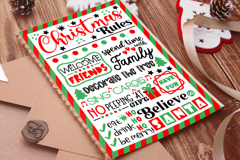 christmas-rules-svg-cut-files-christmas-svg-bundle-christmas-poster