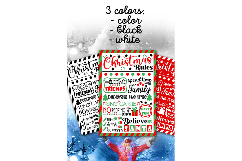 christmas-rules-svg-cut-files-christmas-svg-bundle-christmas-poster