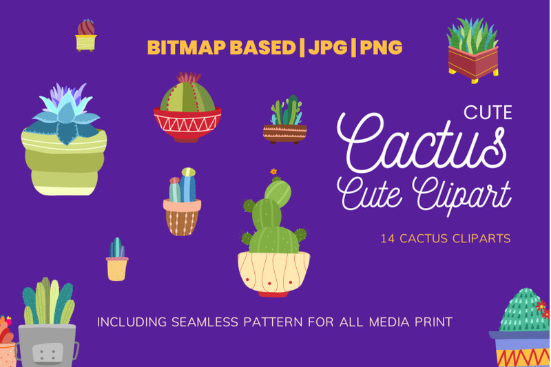 cactus-14-clipart-set-plus-seamless-pattern
