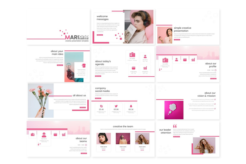 marione-google-slide-template