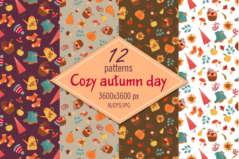 cozy-autumn-day-digital-paper-seamless-patterns