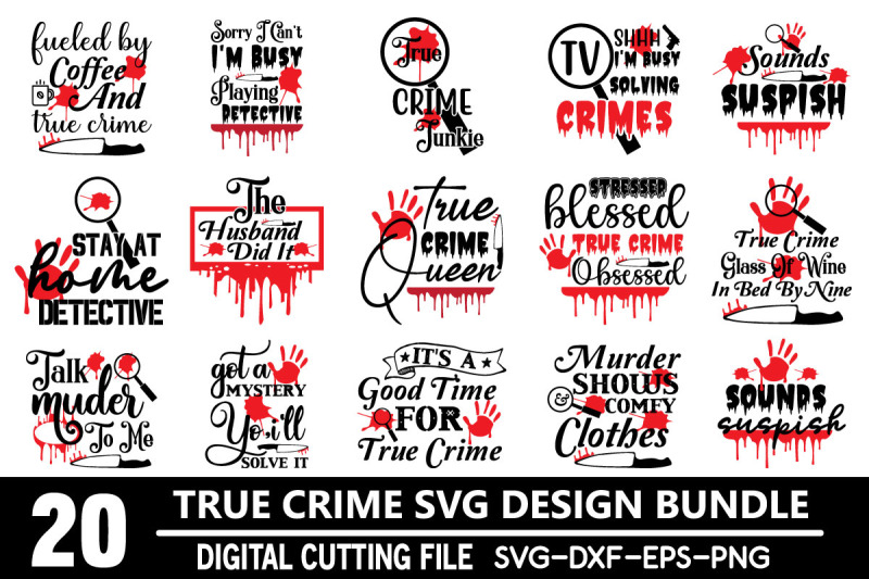 true-crime-svg-bundle