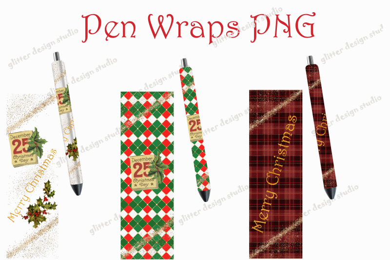 pen-wraps-template-christmas-pen-wrap-design-pen-wraps-bundle