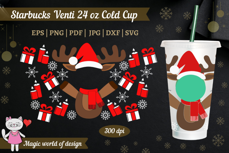 christmas-reindeer-for-starbucks-cup-24-oz