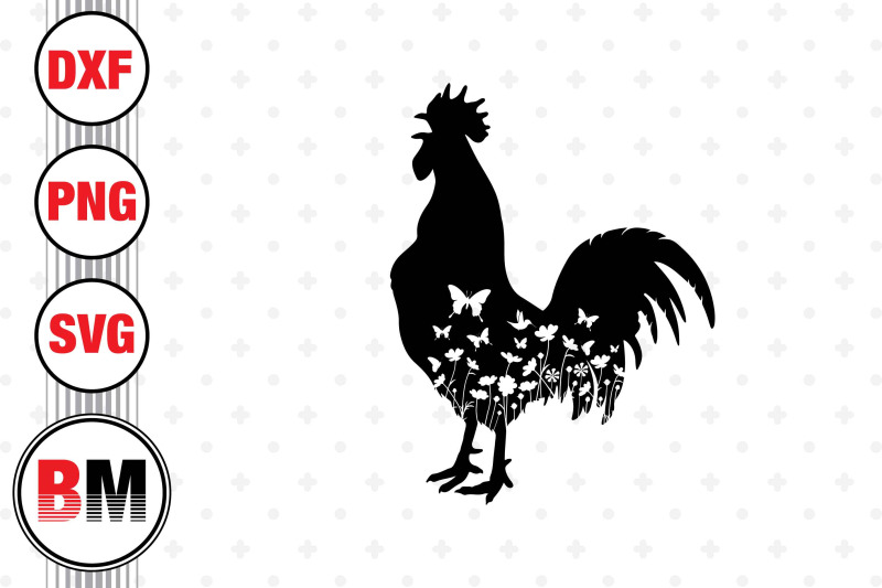 rooster-floral-svg-png-dxf-files