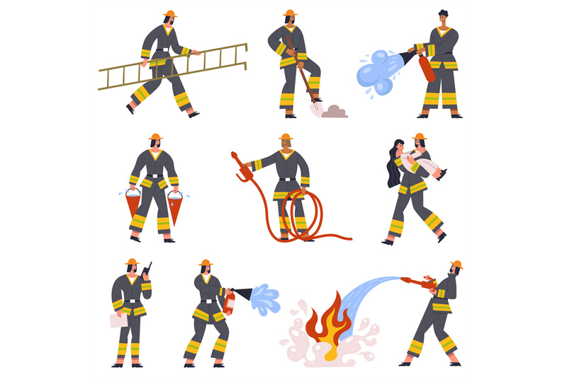 brave-firefighters-rescue-emergency-service-characters-in-action-fire