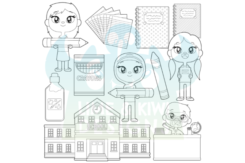 back-to-school-digital-stamps-lime-and-kiwi-designs