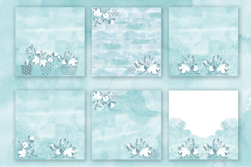 winter-bouquet-vector-collection