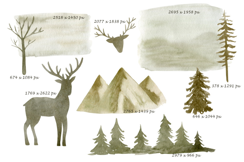 watercolor-forest-amp-mountains-clipart