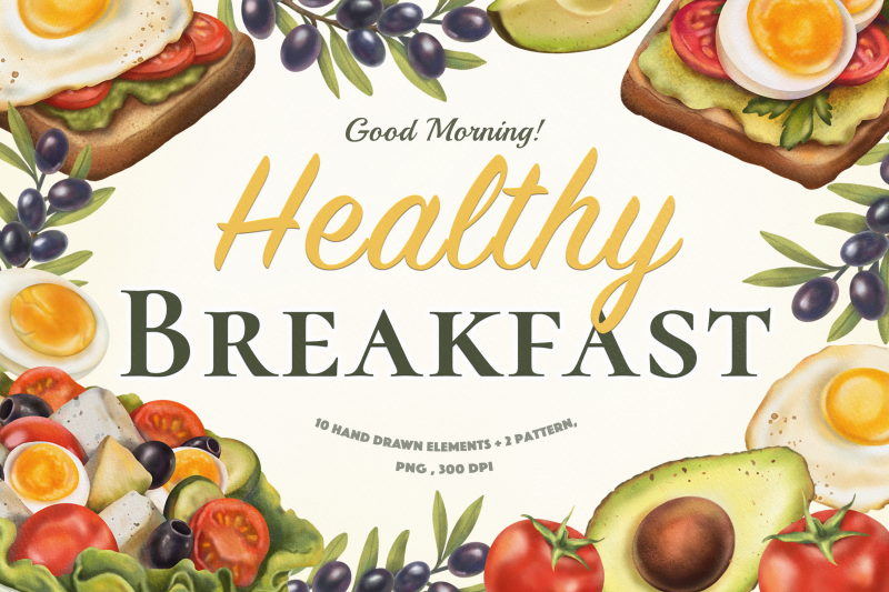healthy-breakfast-clipart-set-2-pattern-png