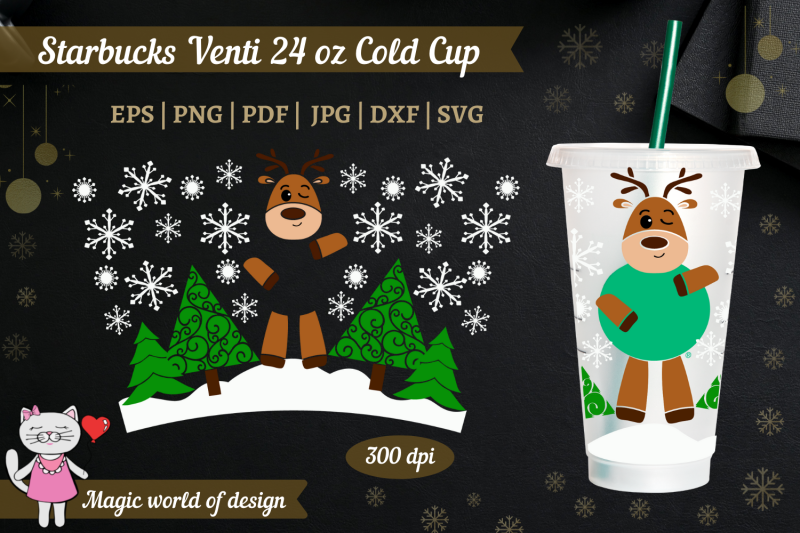 christmas-cute-deer-svg-for-starbucks-cold-cup-24-svg