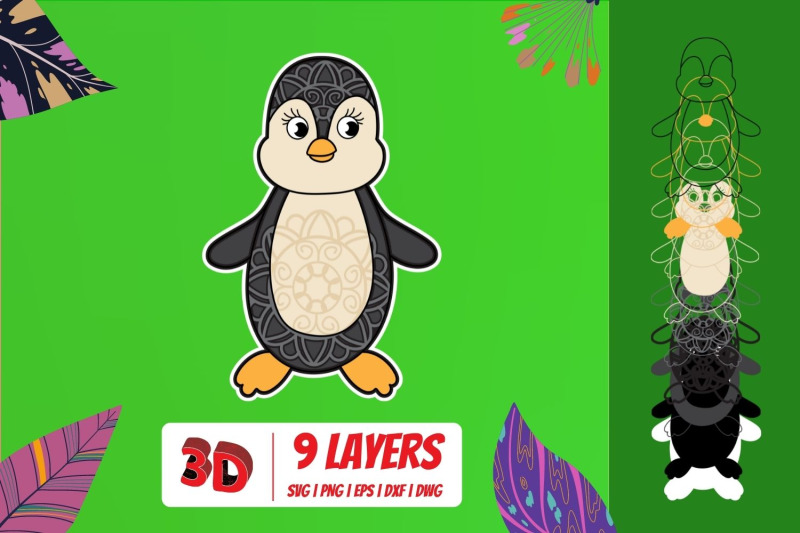 3d-penguin-svg-cut-file