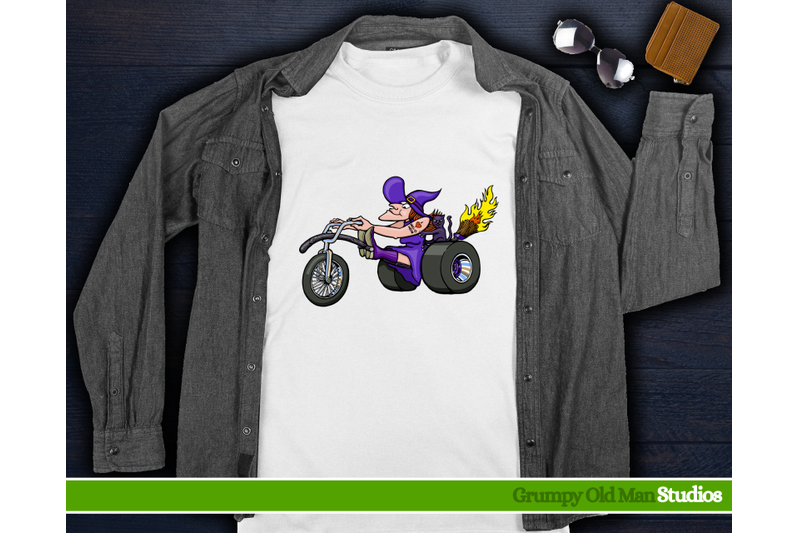 funny-witch-witch-halloween-motorcyle