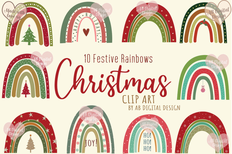 christmas-rainbow-clipart-kids-christmas-clipart-png