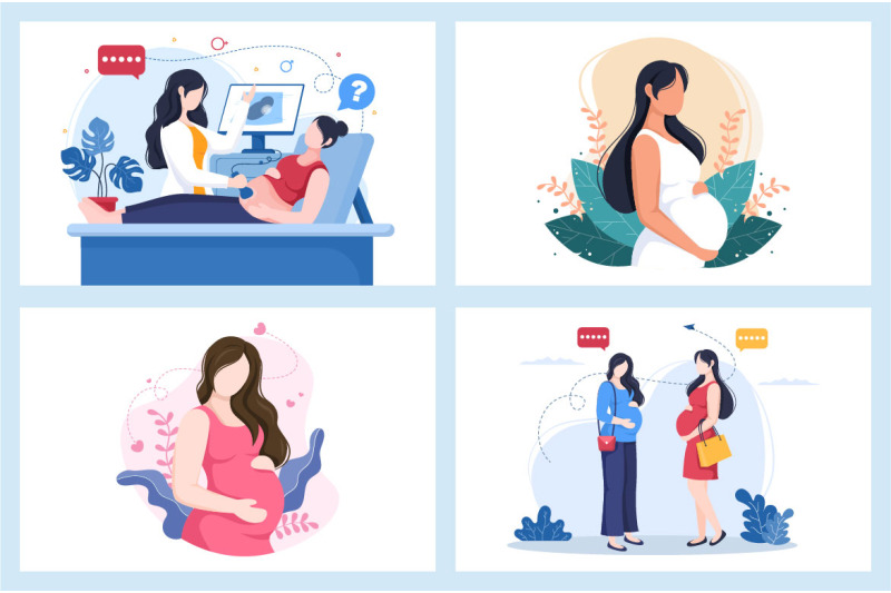 12-pregnant-lady-background-vector-illustration