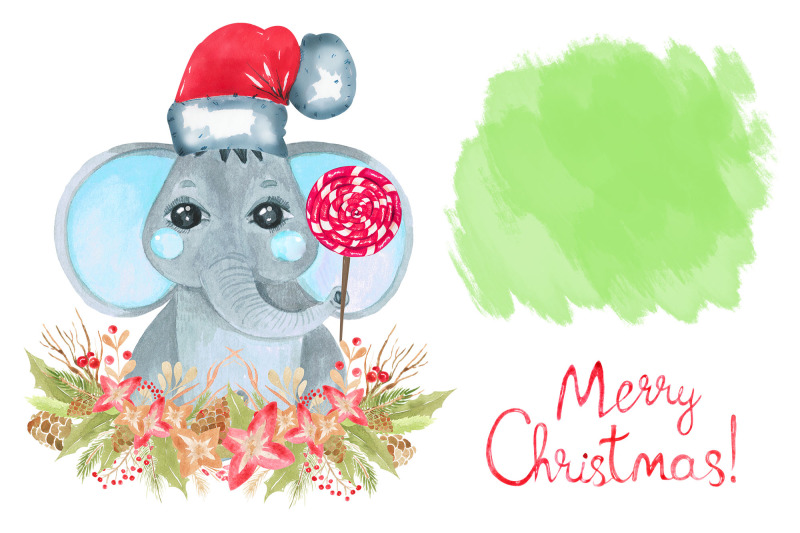 christmas-elephant-illustration