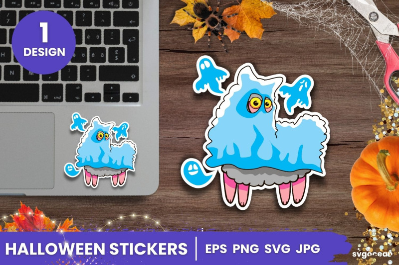 halloween-lama-stickers