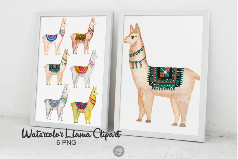 llama-watercolor-clipart