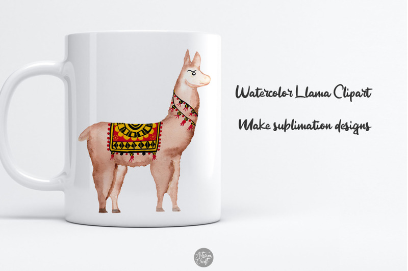 llama-watercolor-clipart